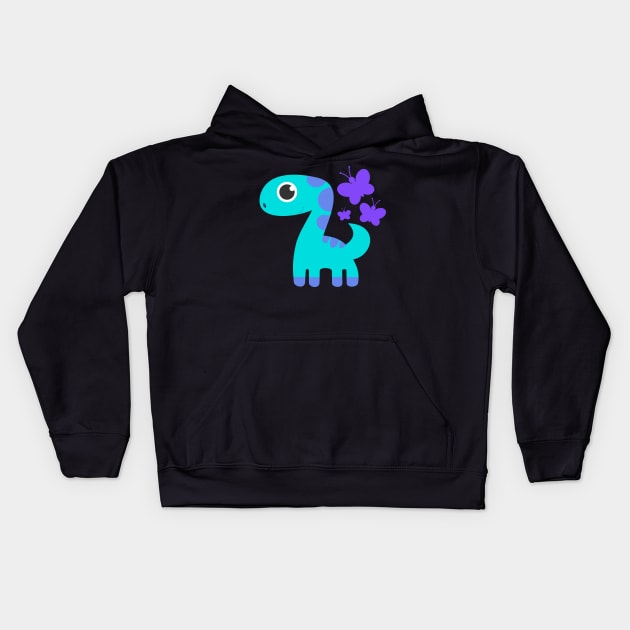 Dino Kids Hoodie by Mashmuh